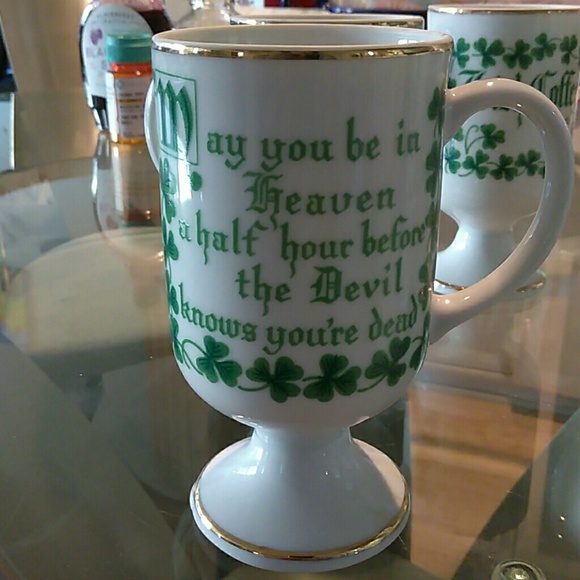 O6 Irish coffee mugs - Picture 4 of 5